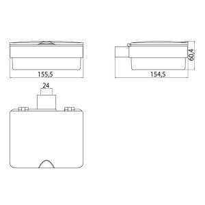 Emco Loft 053900101 box voor vochtige doekjes chroom (OUTLET)