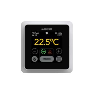Magnum 825400 Remote Control 2 WiFi thermostaat incl. vloersensor Polarwit – RAL 9010
