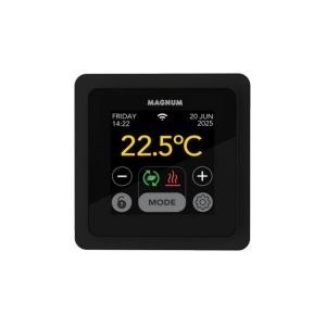 Magnum 825401 Remote Control 2 WiFi thermostaat incl. vloersensor Grafietzwart – RAL 9011