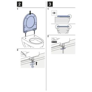 Geberit 300 Comfort Square S8H51103000G toiletzitting met deksel wit *niet meer leverbaar*