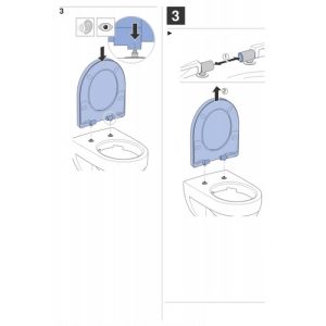 Geberit Smyle Square 500688011 toiletzitting met deksel wit