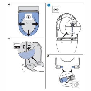 Geberit Renova 573025000 toiletzitting met deksel wit