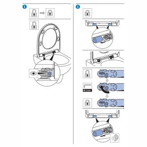Geberit Renova 500836011 toiletzitting met deksel wit