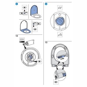 Geberit Renova 573025000 toiletzitting met deksel wit