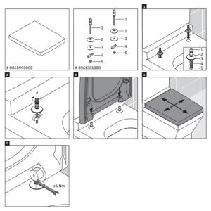 Duravit 2nd Floor 0068990000 toiletzitting met deksel wit