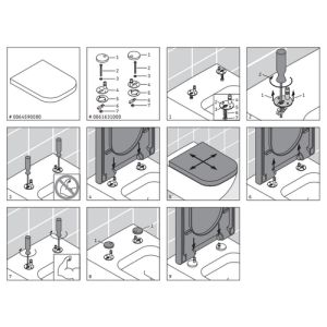 Duravit Happy D.2 0064590000 toiletzitting met deksel wit
