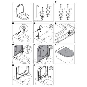 Duravit ME by Starck 0020010000 toiletzitting met deksel wit