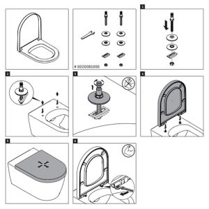 Duravit ME by Starck 0020090000 toiletzitting met deksel wit