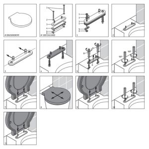 Duravit Starck 1 0065880099 toiletzitting met deksel wit
