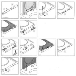 Duravit Starck 2 - D-Code 1003660000 softclose cilinder voor toiletzitting Starck 2 006699 / Starck 2 006339 / D-Code 006209 (set van 2)