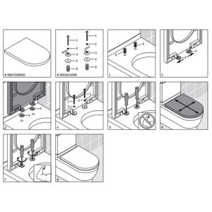Duravit Starck 2 0063320000 toiletzitting met deksel wit