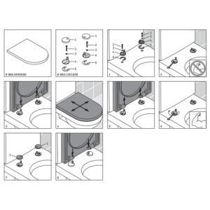 Duravit Starck 3 0063890000 toiletzitting met deksel wit