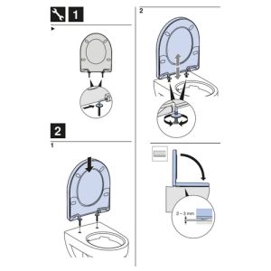 Geberit Renova 573035000 toiletzitting met deksel wit *niet meer leverbaar*