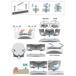 Ideal Standard Softmood T2326BJ set van 2 scharnieren chroom (vanaf 01/09/2012) *niet meer leverbaar*