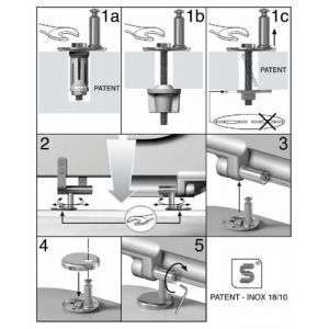 Ideal Standard Softmood TV109AA set van 2 scharnieren chroom (vanaf 01/09/2012)