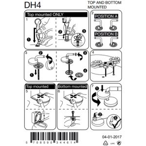 Pressalit Objecta D Pro 998111-DH4999 toiletzitting met deksel zwart polygiene