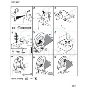 Villeroy & Boch Subway 9M55Q101 toiletzitting met deksel wit (OUTLET)