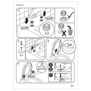 Villeroy en Boch Legato Slimseat 9M95S101 toiletzitting met deksel wit *niet meer leverbaar*