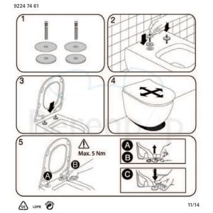 Villeroy en Boch Subway 2.0 Slimseat 9M78S1R2 toiletzitting met deksel wit (Star White CeramicPlus) *niet meer leverbaar*
