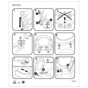 Villeroy en Boch Subway Slimseat 9M656101 toiletzitting met deksel wit