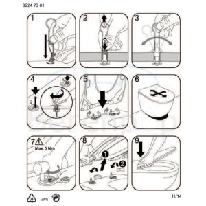 Villeroy en Boch Subway Slimseat 9M65S1R2 toiletzitting met deksel wit (Star White CeramicPlus) *niet meer leverbaar*