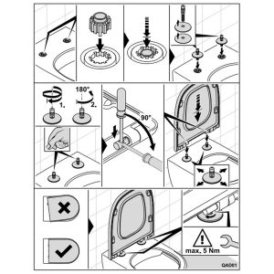 Villeroy en Boch Memento 2.0 8M24S101 toiletzitting met deksel White Alpine