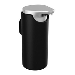 Pressalit Style PR10700 zeepdispenser geborsteld staal/ zwart