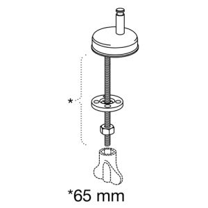 Pressalit 3 voor Sphinx Ravenna 684000-DK8999 toiletzitting met deksel wit