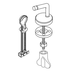 Pressalit Objecta Pro 989011-DH4999 toiletzitting zonder deksel wit polygiene