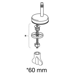 Pressalit Basic Line - UNI 1098000-D5999913 toiletzitting met deksel wit