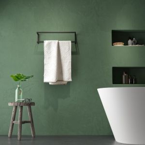 Sealskin Carré 396230746 dubbele handdoekhouder 48 cm mat zwart (OUTLET)