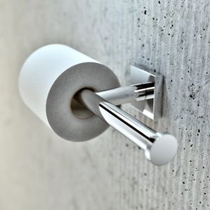 Geesa Nelio 681802 dubbele toiletrolhouder chroom