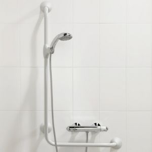 Handicare (Linido) LI2611024402 wandbeugel 90° 1130x560mm RVS gecoat wit