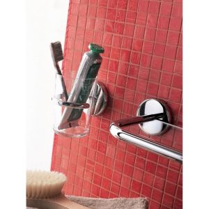 Inda Colorella A2308ACR01 planchet 60cm transparant glas/ chroom