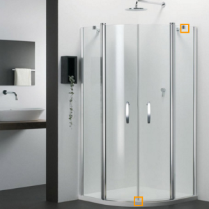 Provex Vario 1232SA05F+ scharnierset chroom