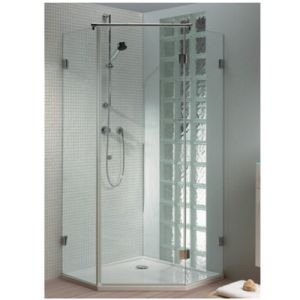 Riho 562010002 afwaterstrip met o-dichting en flapje, 100cm / 8mm