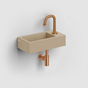 Clou Kaldur CL060500483R fonteinkraan staand (rechtse versie) brons geborsteld PVD