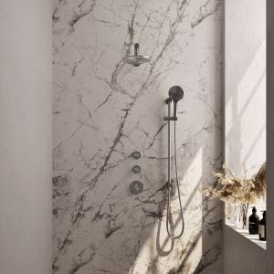 Brauer Edition 5-NG-036 thermostatische inbouw regendouche SET 19 RVS geborsteld PVD