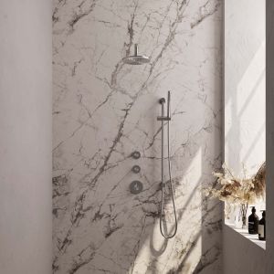 Brauer Edition 5-NG-078 thermostatische inbouw regendouche SET 15 RVS geborsteld PVD