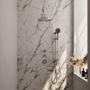 Brauer Edition 5-NG-081 thermostatische inbouw regendouche SET 22 RVS geborsteld PVD