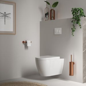 Brauer 5-GK-150 toiletrolhouder koper geborsteld pvd