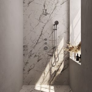 Brauer Edition 5-NG-036 thermostatische inbouw regendouche SET 19 RVS geborsteld PVD