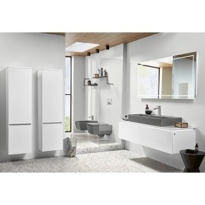 Villeroy en Boch Memento 2.0 8M24S1I4 toiletzitting met deksel Graphite