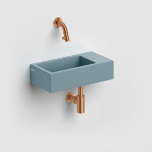 Clou Flush 3 CL0338031 keramiek fontein 36cm mat blauw