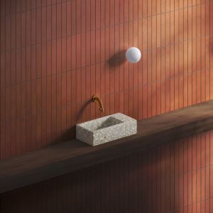 Clou Flush 3 CL0381031 Ecorazzo fontein 36cm terra licht PE