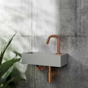 Clou Kaldur CL060500483R fonteinkraan staand (rechtse versie) brons geborsteld PVD