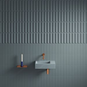 Clou Flush 3 CL0338031 keramiek fontein 36cm mat blauw