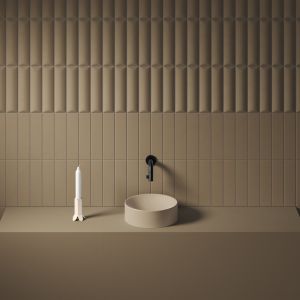 Clou Vale CL0334164 fontein 22cm mat mosterd keramiek