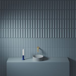 Clou Vale CL0338164 fontein 22cm mat blauw keramiek