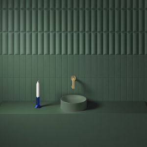 Clou Vale CL0342164 fontein 22cm mat pijnboom groen keramiek